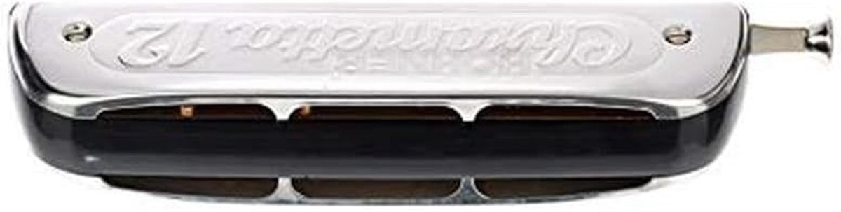 Chromatische mondharmonica in C - Hohner Chrometta 12