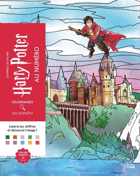 Harry Potter Au Numero - hachette heroes - Kleuren op nummer Kleurboek voor volwassenen