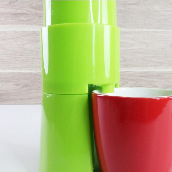 Handmatige citruspers met mechanische assistentie - Vers sap in 30 seconden - Schenktuit en zuignappen - Gemakkelijk schoonmaken — afbeelding 3