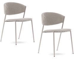 Eetkamer stoel Kopenhagen Beige | Set van 2