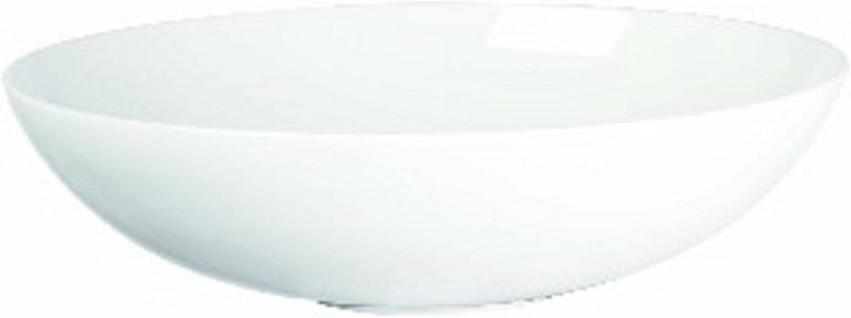 Ronde Soepkom Warm Wit 21 5 cm Fine Bone China Vaatwasserbestendig