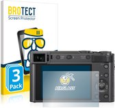 BROTECT - Protecteur d'écran pour Panasonic Lumix DC-TZ200 - Film de protection en verre transparent (3 pièces)