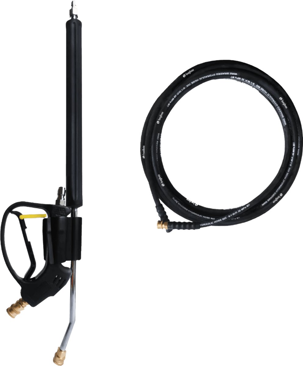 Bigboi WashR Flo Professional Hose Pack - Spuitpistool, Lans, Snelkoppeling & 13m Slang