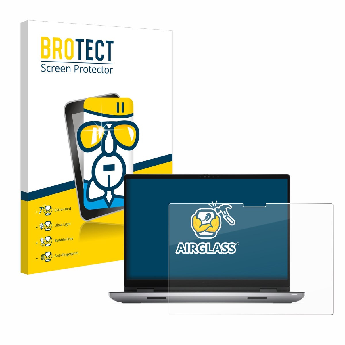 Screenprotector voor Dell Precision 7680 Touch Beschermglas transparant