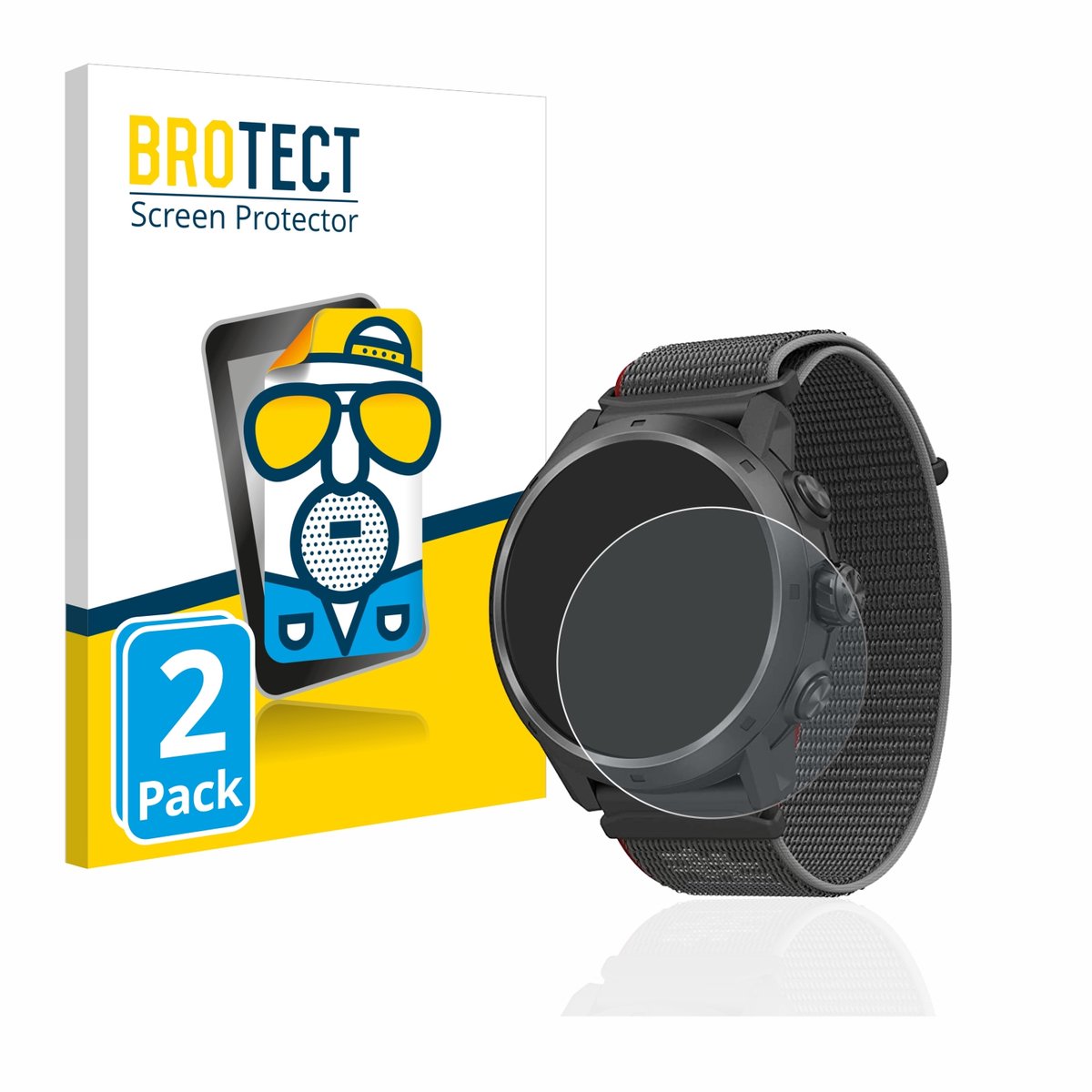 BROTECT - Screenprotector voor Coros Apex 2 Pro - Folie Beschermfolie matte 2 Stuks