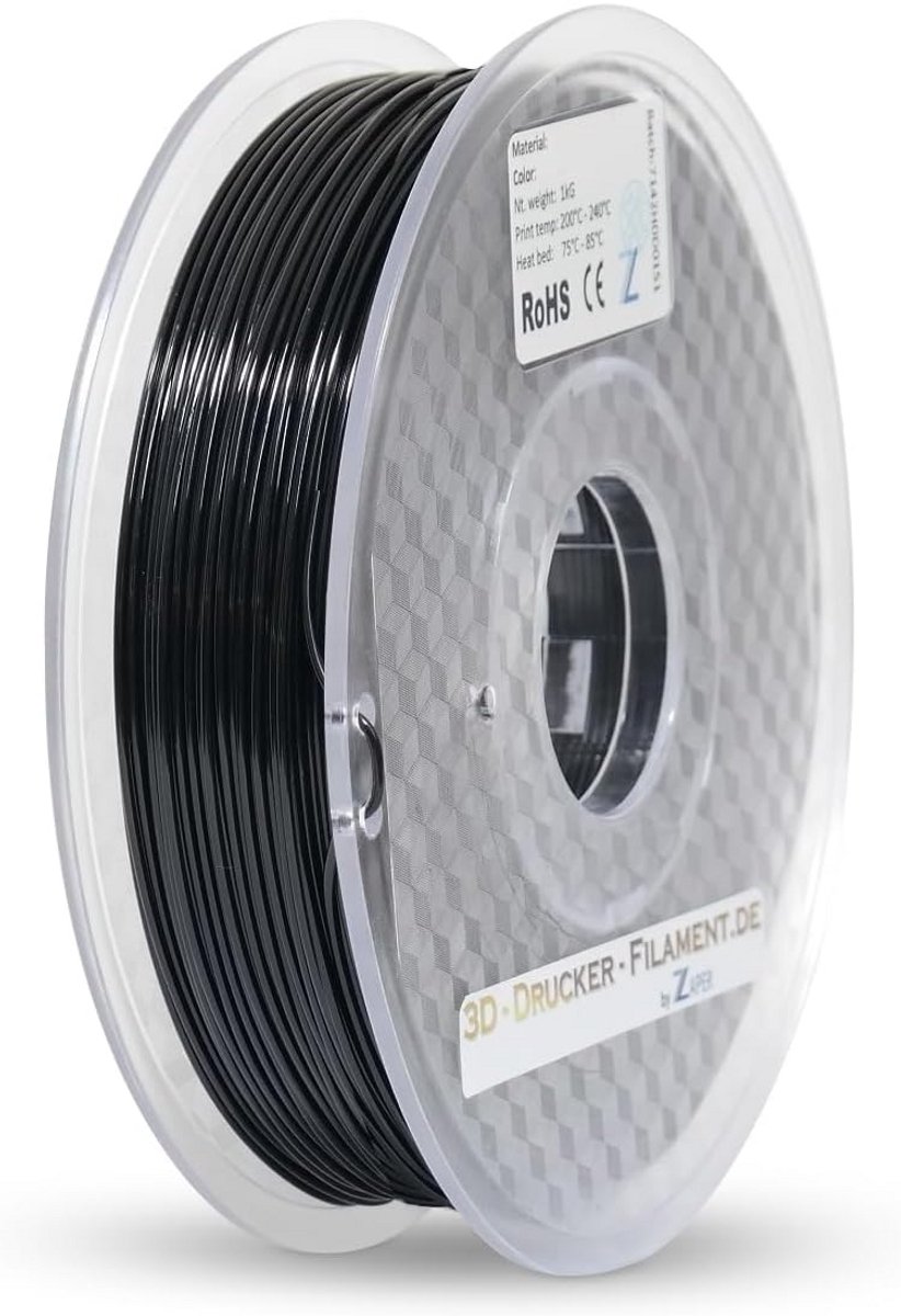 PC+ 3D Printer Filament 1,75mm 500g Zwart