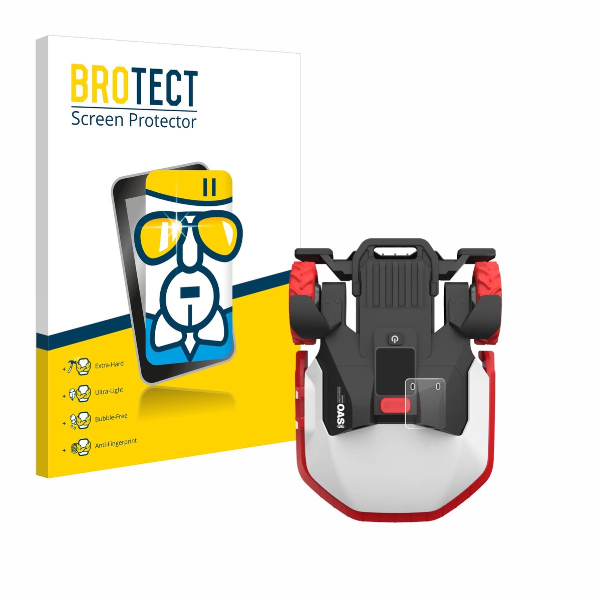 Screenprotector voor Kress Mission Mega 3000 KR133E Beschermglas transparant