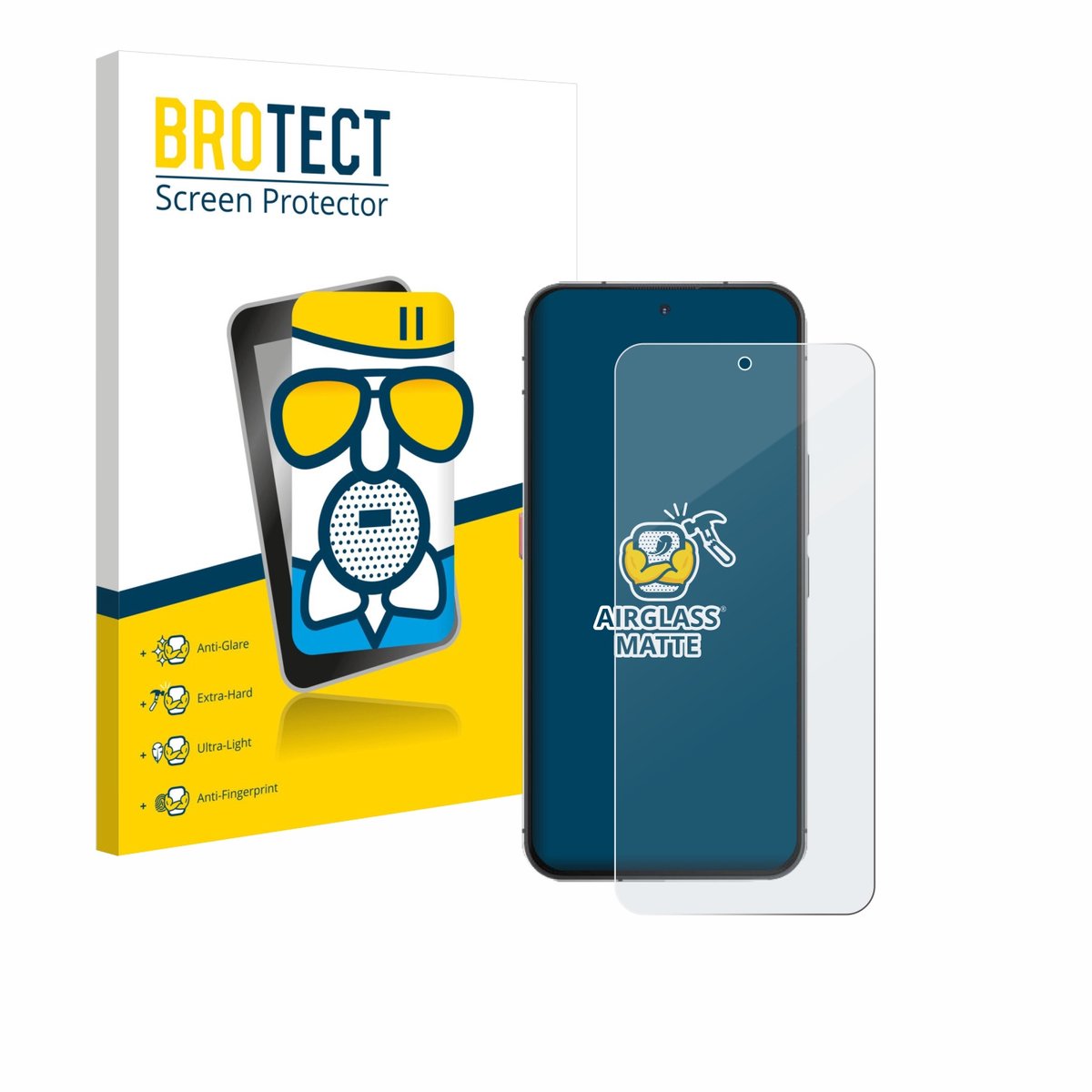 BROTECT - Screenprotector voor Oukitel WP210 5G - Folie Beschermfolie Beschermglas matte