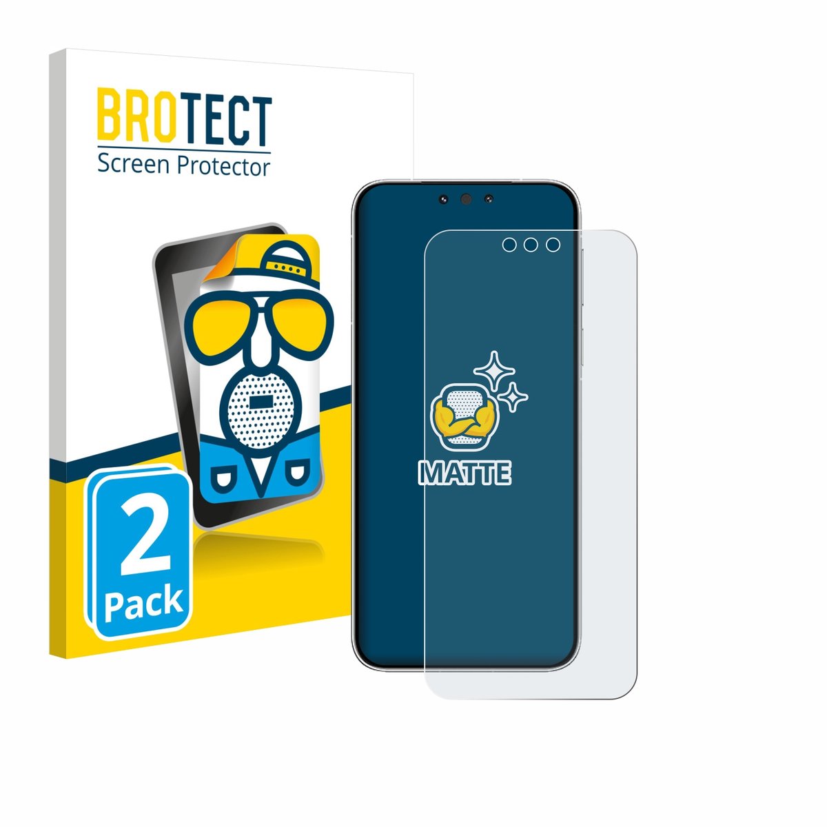 BROTECT - Screenprotector voor Huawei Mate 80 Pro - Folie Beschermfolie matte 2 Stuks