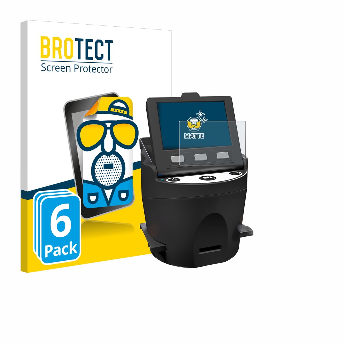 BROTECT - Screenprotector voor Kodak SCANZA - Folie Beschermfolie matte 6 Stuks