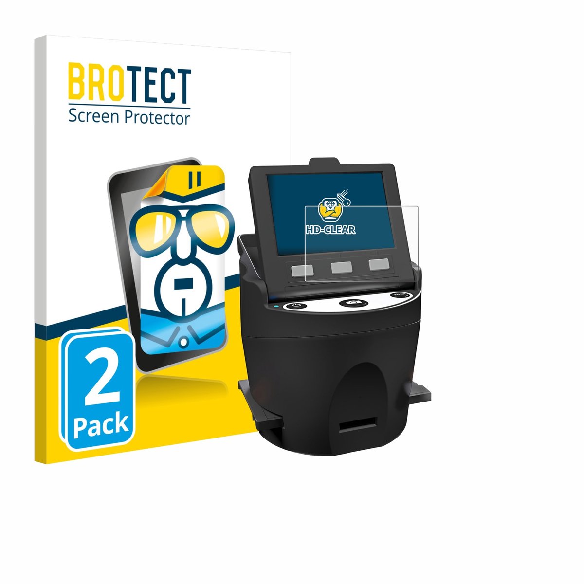 BROTECT - Screenprotector voor Kodak SCANZA - Folie Beschermfolie transparant 2 Stuks