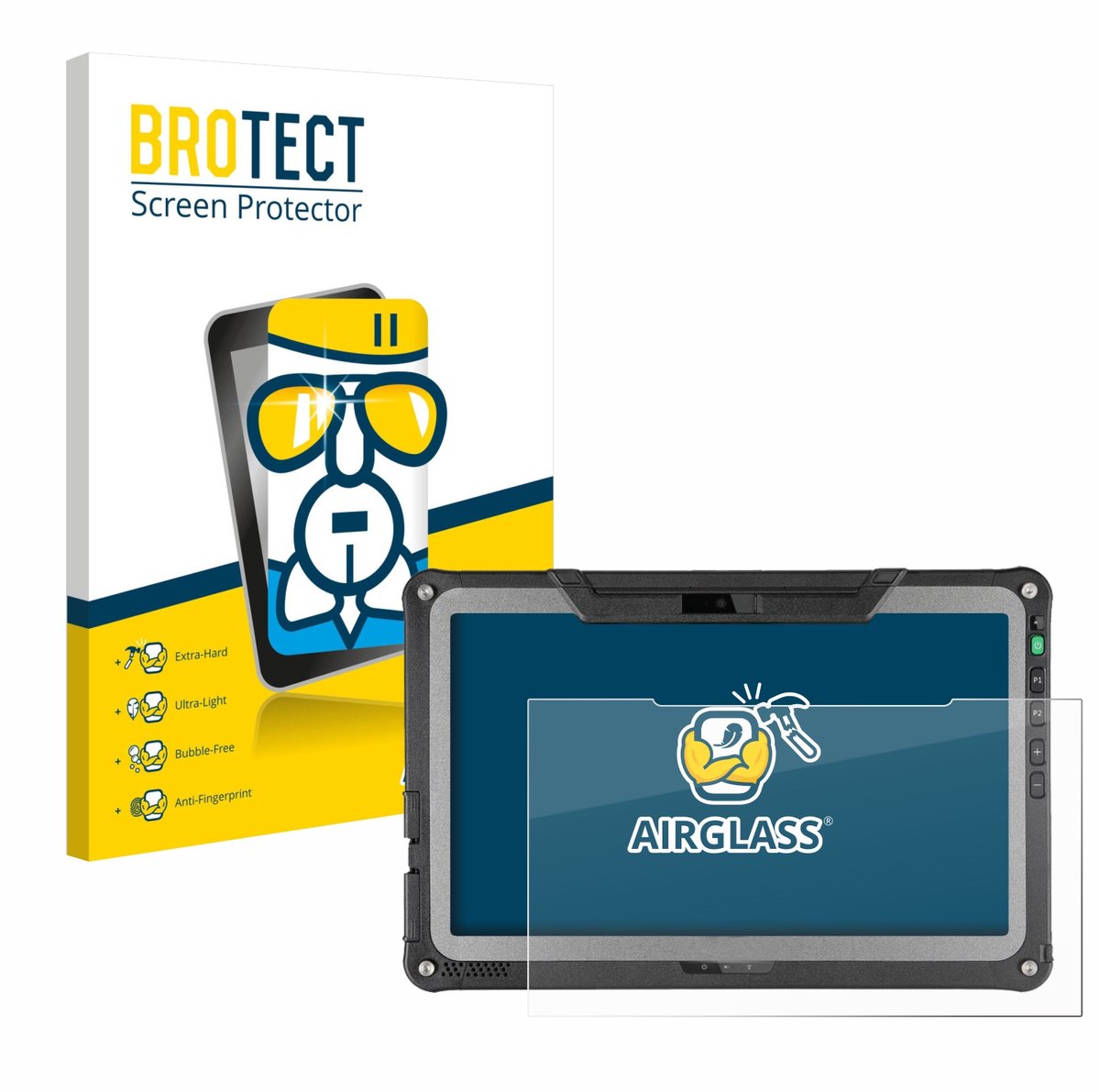 Screenprotector voor Getac F110 G7 Beschermglas transparant