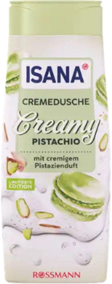 Douchegel Creamy Pistachio - Isana | 1x 300ml - Pistache | Crèmedouche - Zomerse Douchegel - Limited Edition 2026