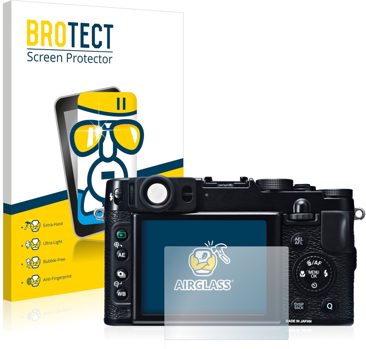 Screenprotector voor Fujifilm X20 Beschermglas transparant