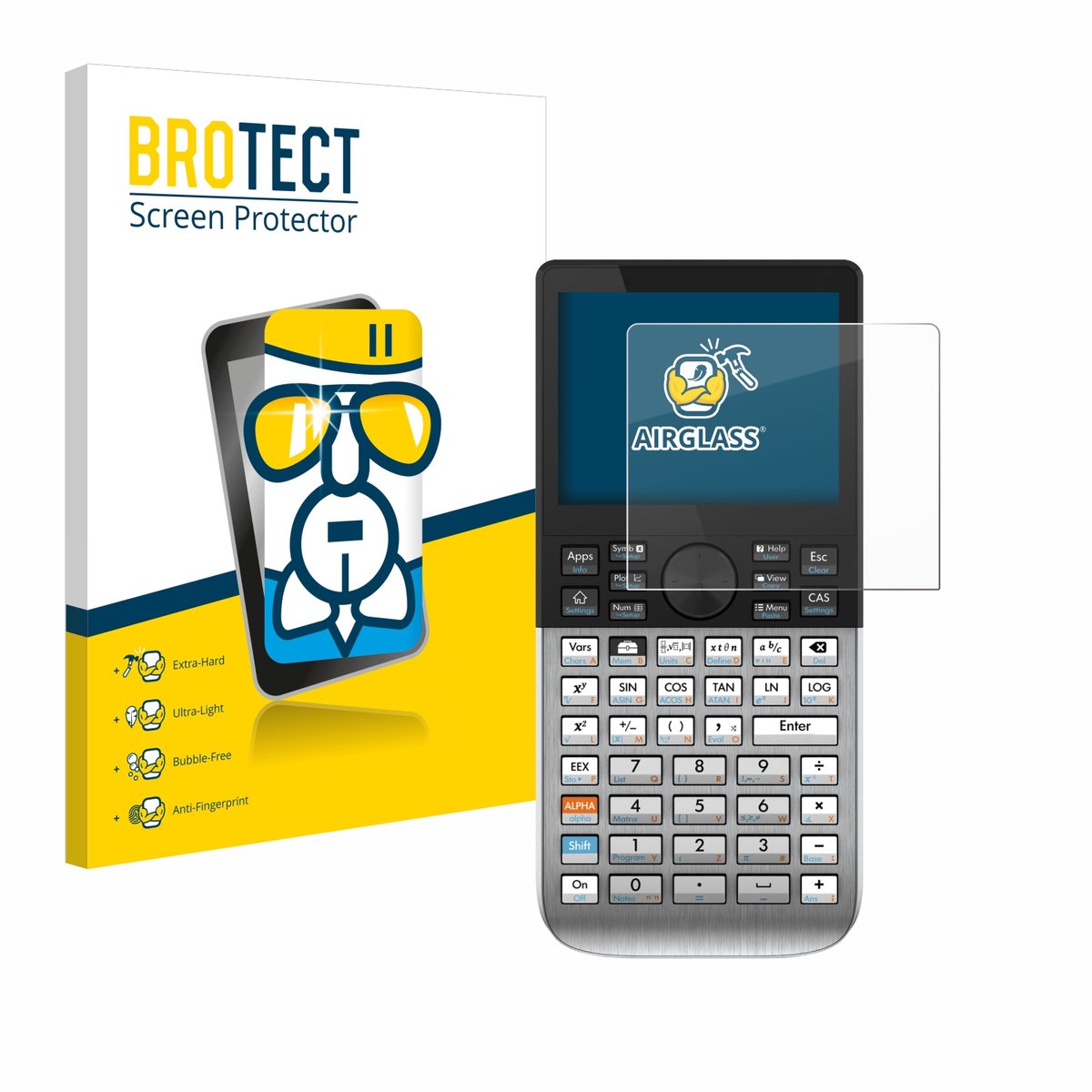 Screenprotector voor HP Prime Beschermglas transparant