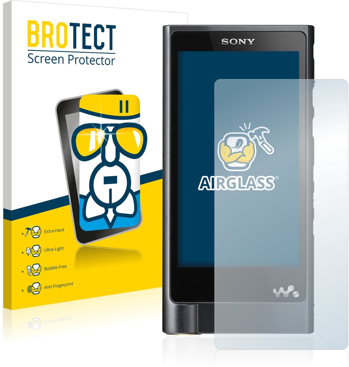 Screenprotector voor Sony Walkman NW-ZX2 Beschermglas transparant