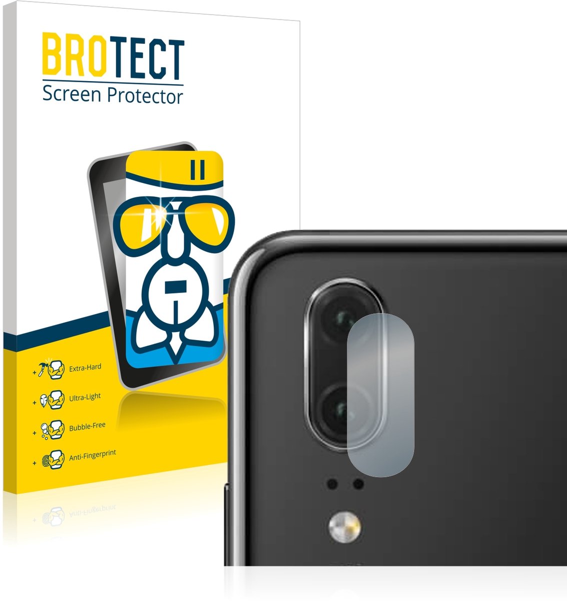Screenprotector voor Huawei P20 (ALLEEN Camera Lens) Beschermglas transparant
