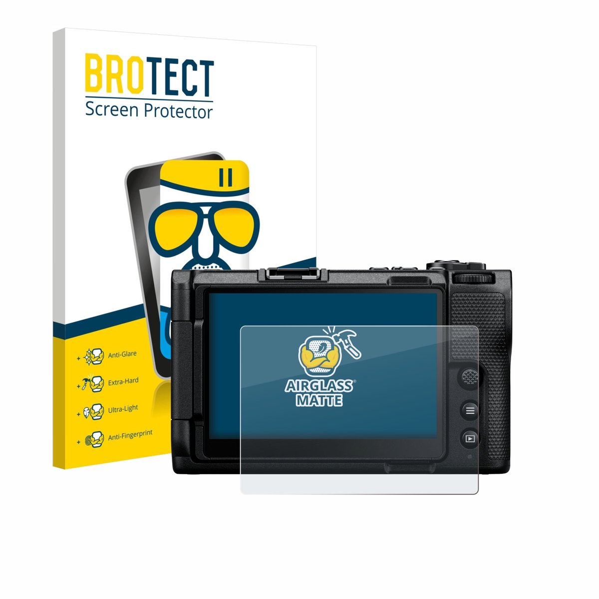 BROTECT - Screenprotector voor Nikon ZR 2025 - Folie Beschermfolie Beschermglas matte