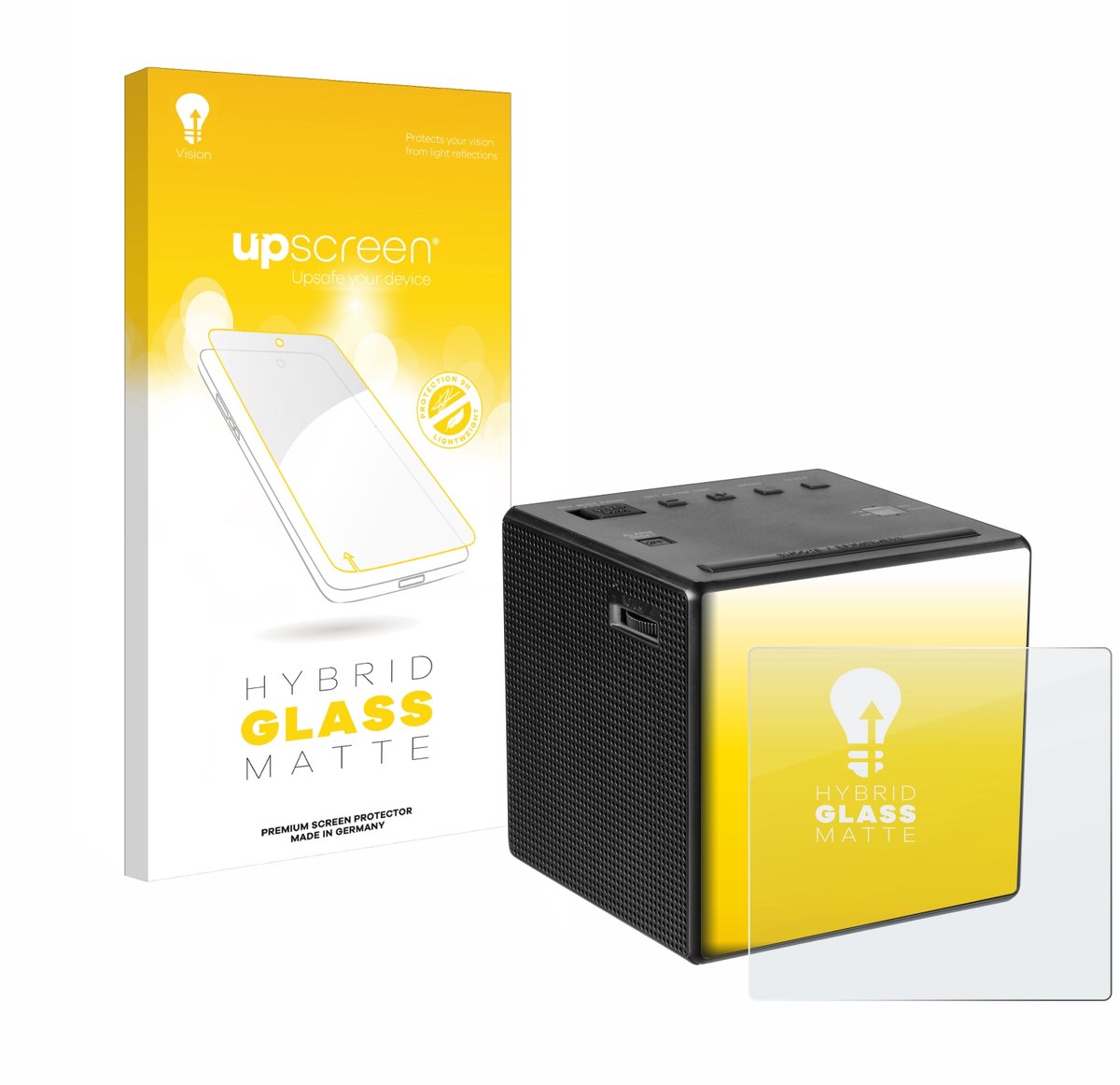 upscreen - Screenprotector voor Sony ICF-C1 - Folie Beschermfolie Beschermglas matte