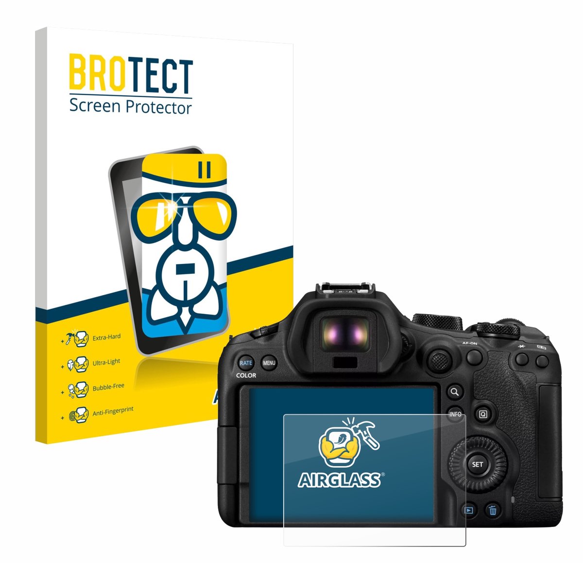 Screenprotector voor Canon EOS R6 Mark III Beschermglas transparant