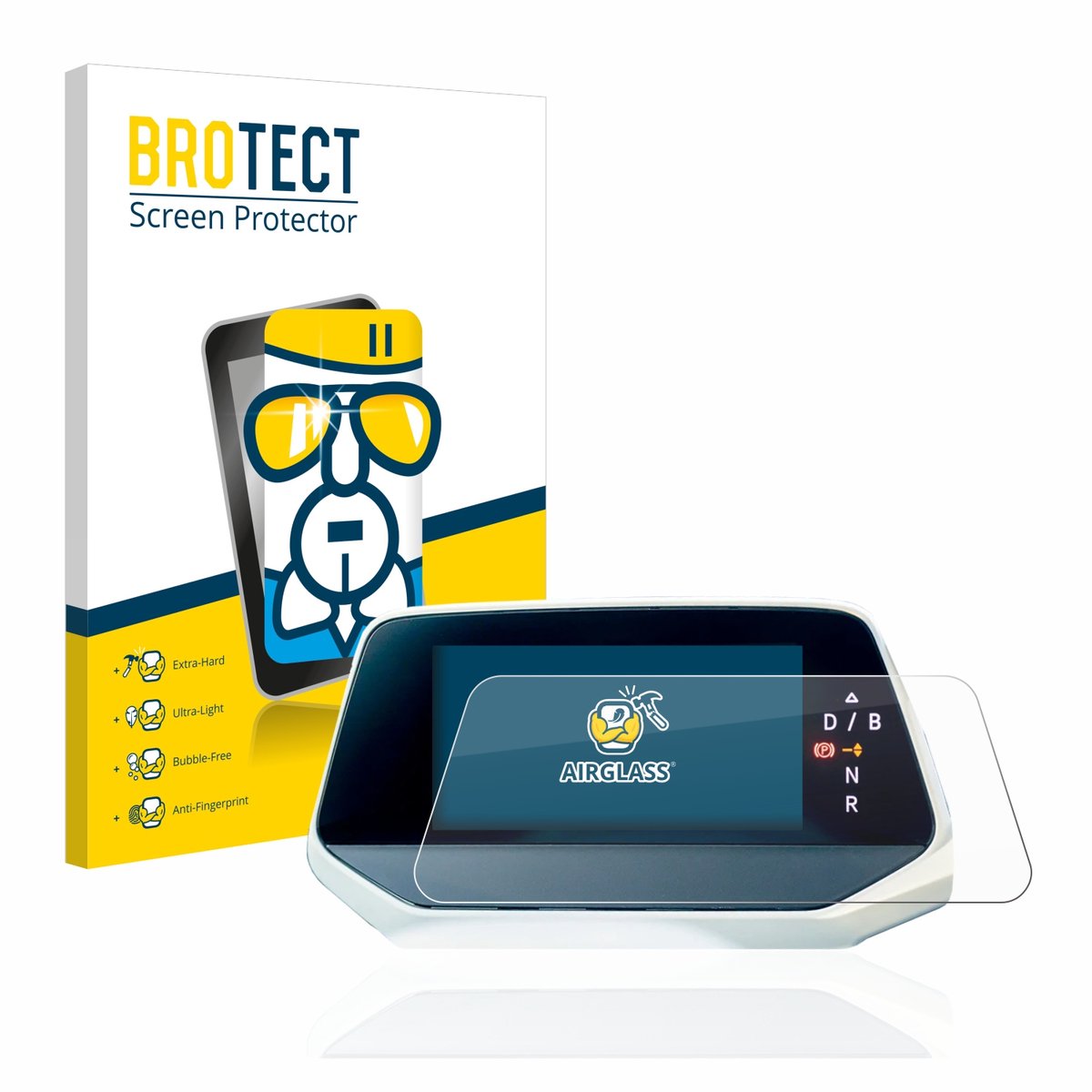 Screenprotector voor Volkswagen ID.4 Digitalcockpit Beschermglas transparant