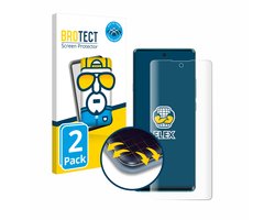 BROTECT - Screenprotector voor TCL 20 Pro 5G - Folie Beschermfolie transparant volledig dekking - 2 Stuks