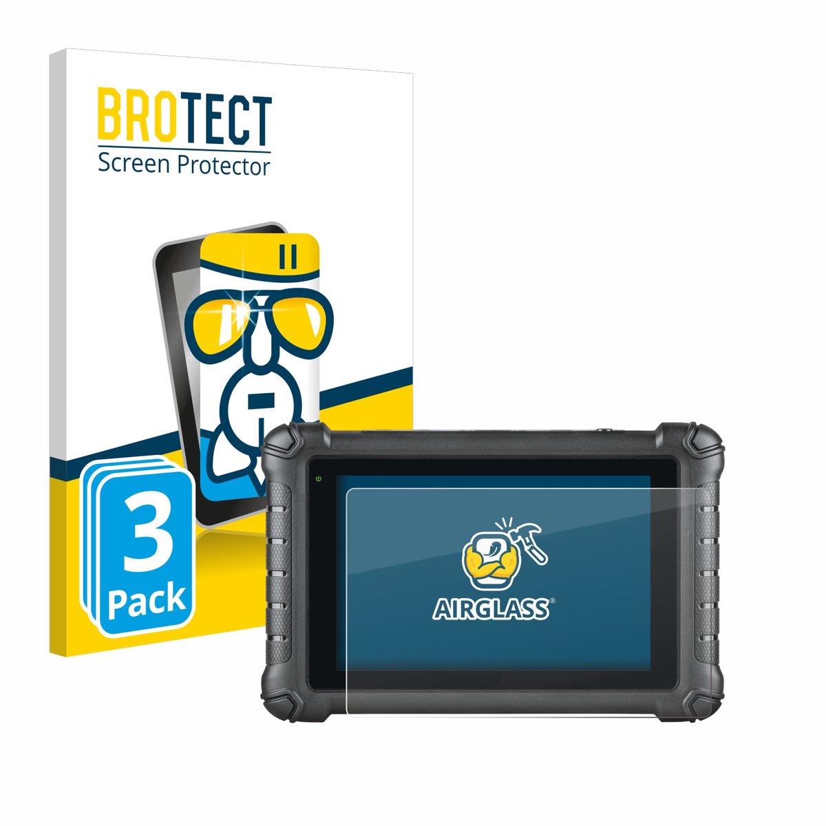 Screenprotector 3 Stuks voor Autel MaxiDAS DS900 Beschermglas transparant