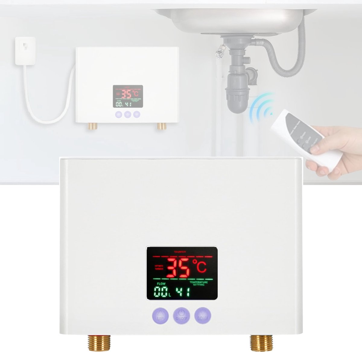 NBAP® Doorstroomverwarmer - Keukenboiler - Doorstromer Elektrisch