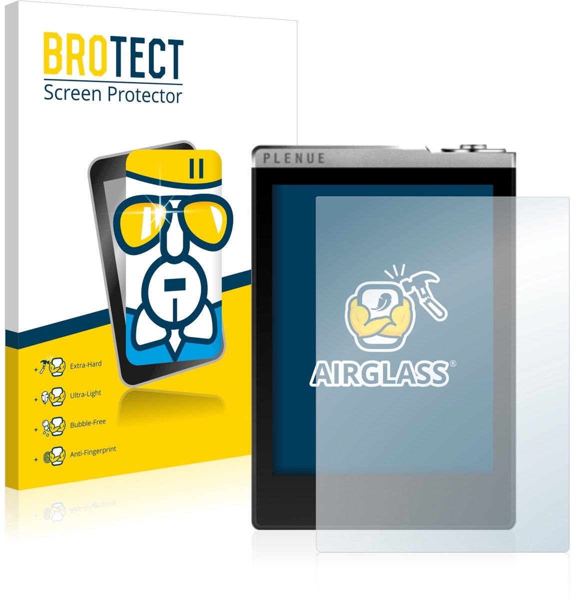 Screenprotector voor Cowon Plenue D Beschermglas transparant