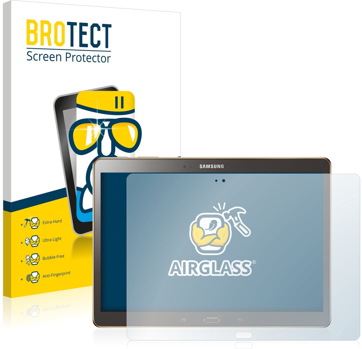 Screenprotector voor Samsung Galaxy Tab S 10.5 SM-T800 Beschermglas transparant