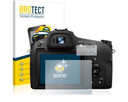 BROTECT - Screenprotector voor Sony Cyber-Shot DSC-RX10 III - Folie Beschermfolie matte 2 Stuks