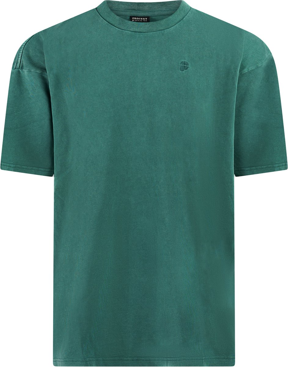 Protest PRTMatt T-shirt Heren Korte mouwen Ronde hals Loose fit Turquoise