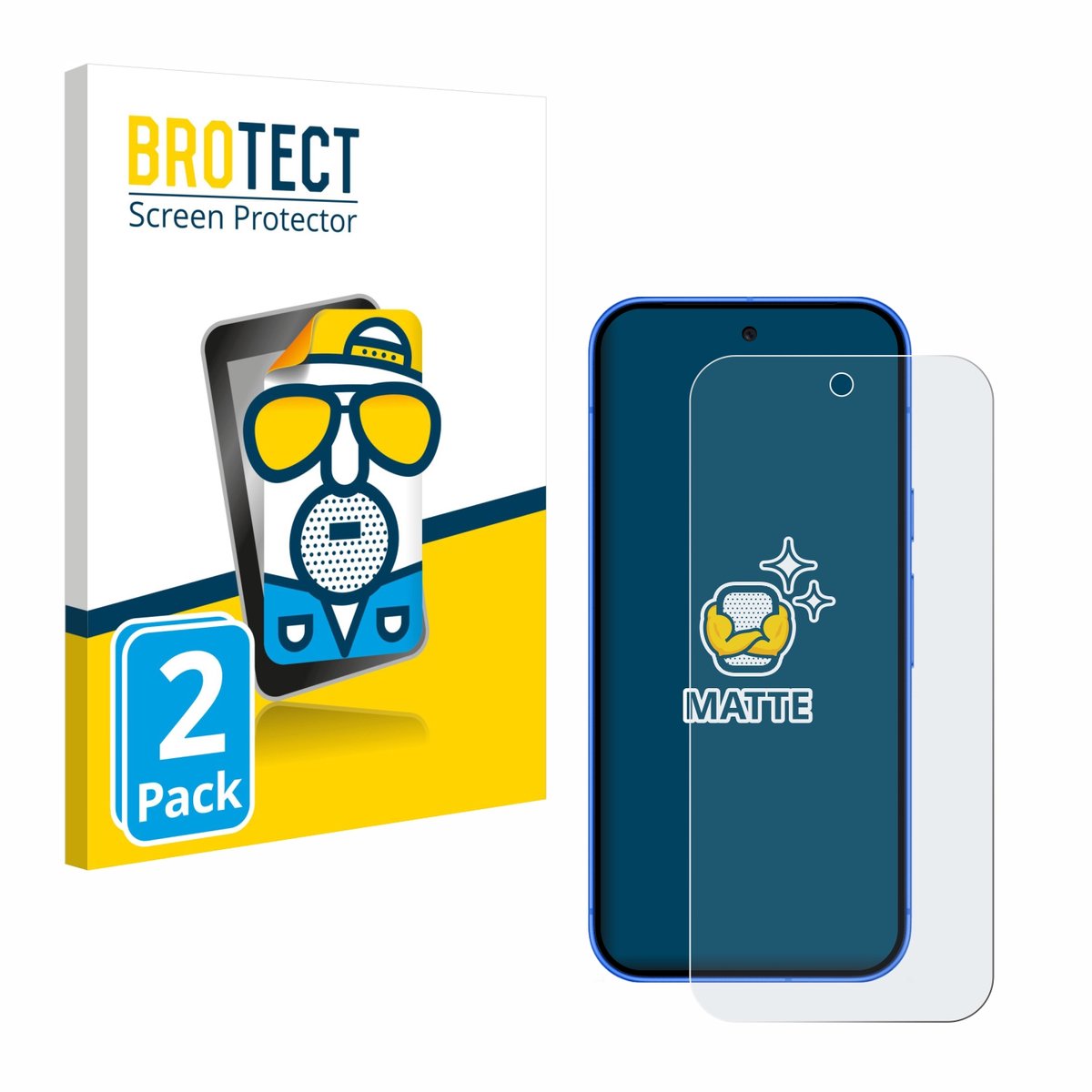 BROTECT - Screenprotector voor Google Pixel 10 - Folie Beschermfolie matte 2 Stuks