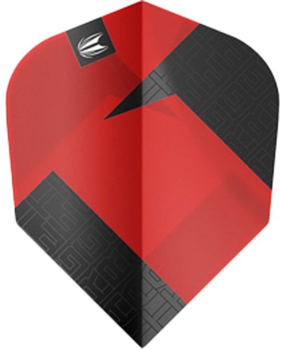 Target Tag 3 Set Black Red NO2 - Dart Flights van Merkloos — afbeelding 4