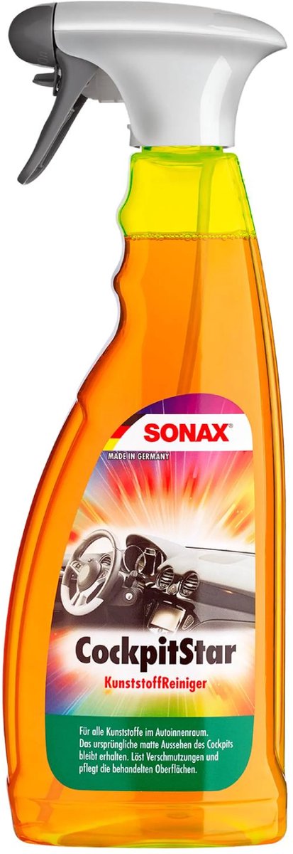 SONAX Cockpit Star Kunststofreiniger Spray 750ml