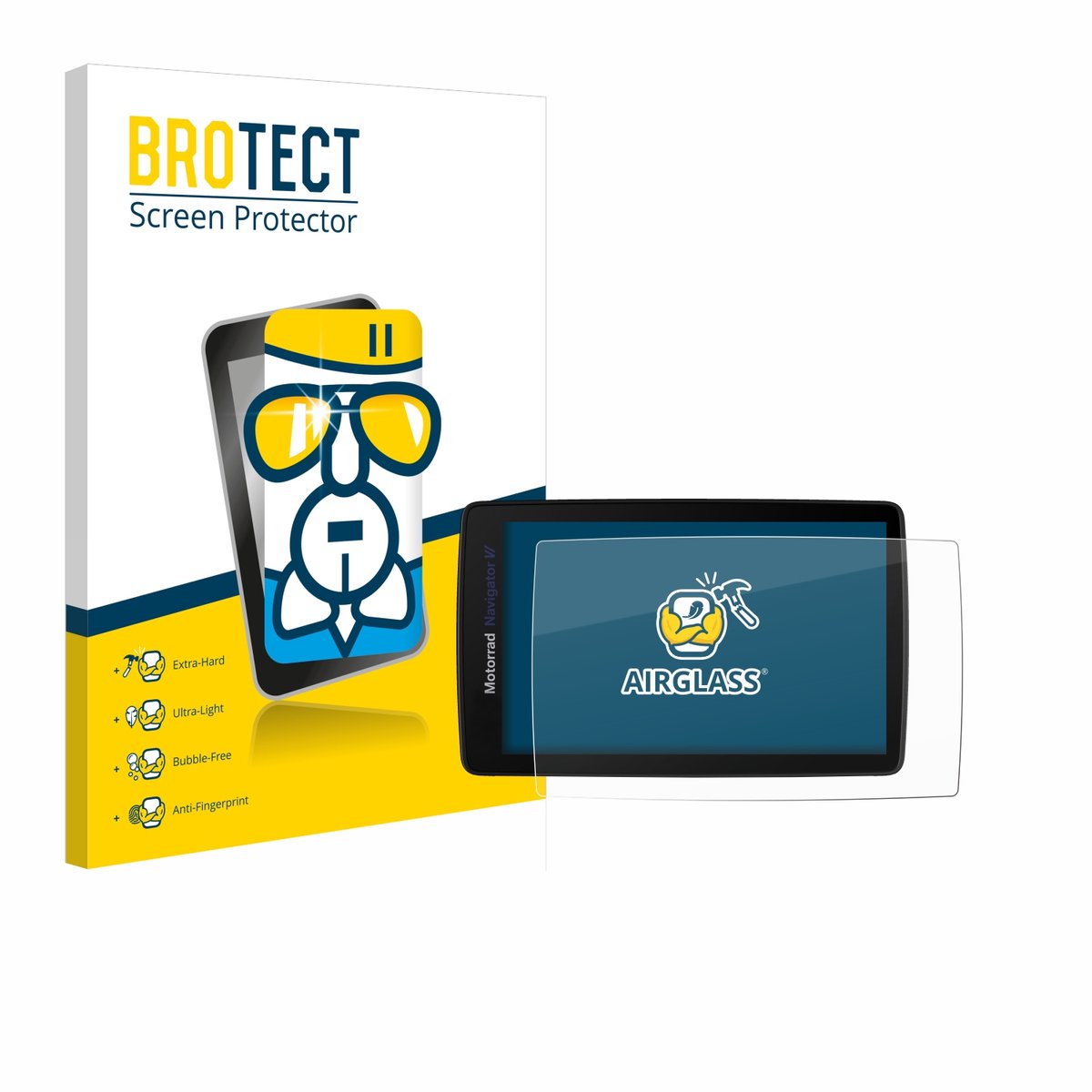 Screenprotector voor BMW Navigator VI Beschermglas transparant