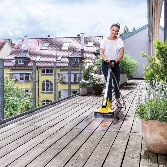 Kärcher PCL 4 Terrasreiniger - Lage druk - Roterende borstels - Ideaal voor houten en stenen terrassen van Kärcher — afbeelding 5