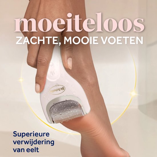 Dr. Scholl's Pedi Perfect Elektrische Voetvijl met Nano Technologie - Eeltvijl - Eeltverwijderaar - Draadloos - Oplaadbaar - Waterdicht