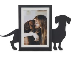 Balvi Fotolijst Fotokader Teckel Hond Zwart