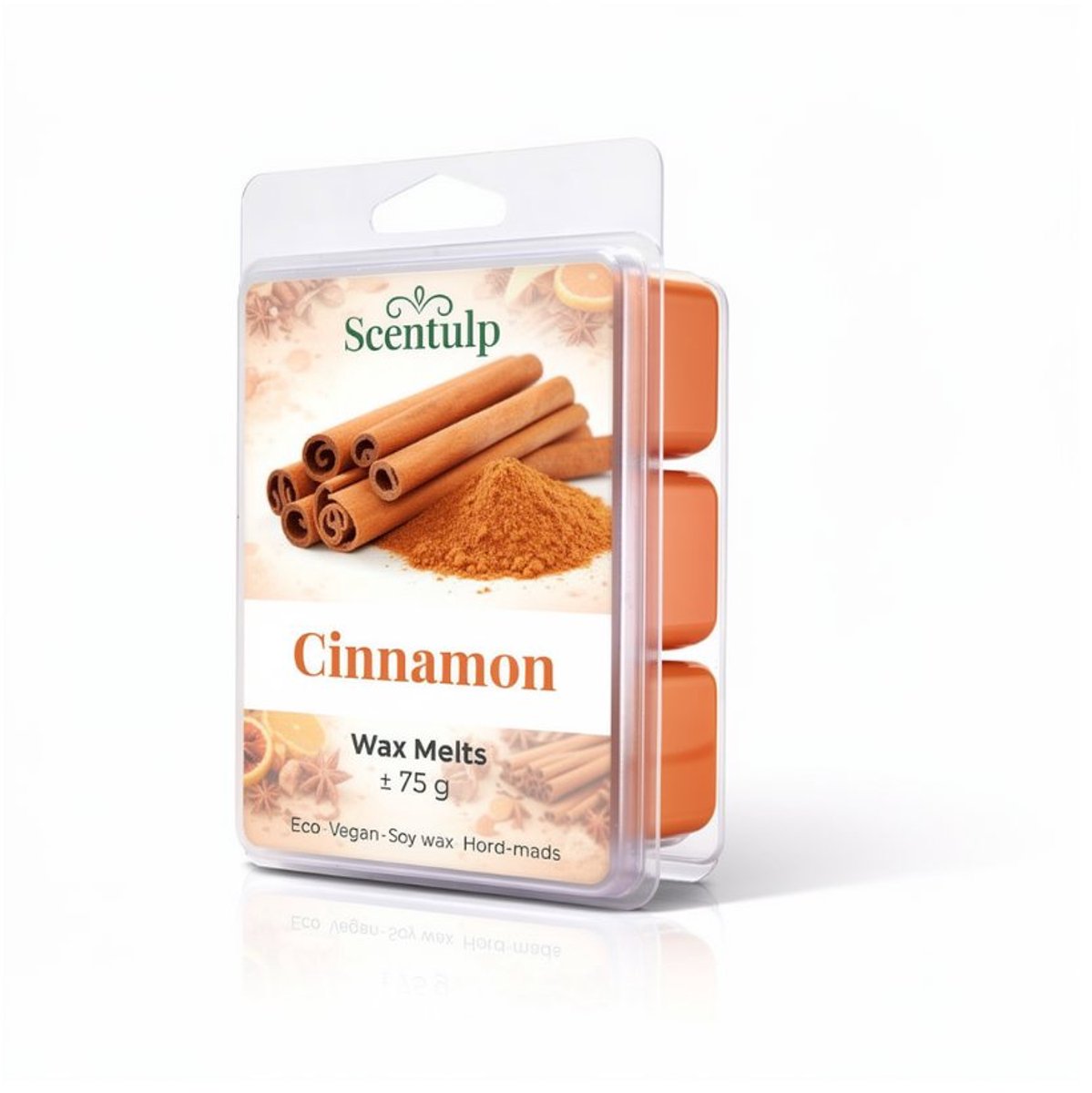 Scentulp - Wax Melts Kaneel – Warme Kruidige Geur