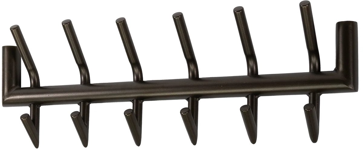 Kapstok Tubo Drift Brown 2x6 Haken 59cm