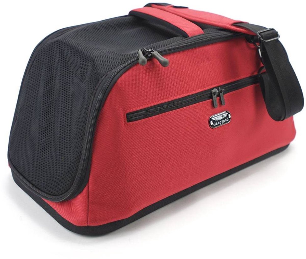 Sleepypod Atom Rode Luxe Reistas & Draagtas voor Honden en Katten