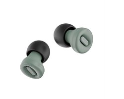 Klar Connect Earplugs- Oordoppen - Voor Sociale Activiteiten - Dagelijks Gebruik- Heldere Spraak - Comfortabele, Herbruikbare Gehoorbescherming - 18 dB SNR Geluidsdemping - 4 Maten Zachte Siliconen Eartips XS/S/M/L - Sage/Groen