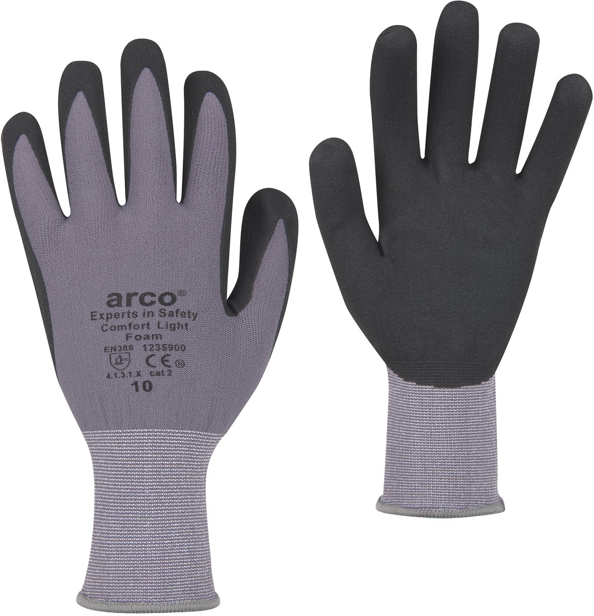 Arco Comfort Light - Nitrilschuim Gecoate Werkhandschoenen - Maat 9