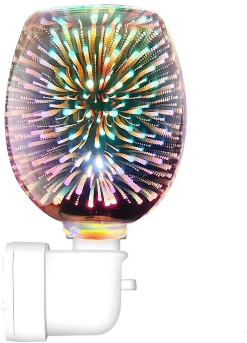 longziming -3D Geur Waxwarmer - Europese Stekker - Perfect voor Geurkaarsen en Aromatherapie