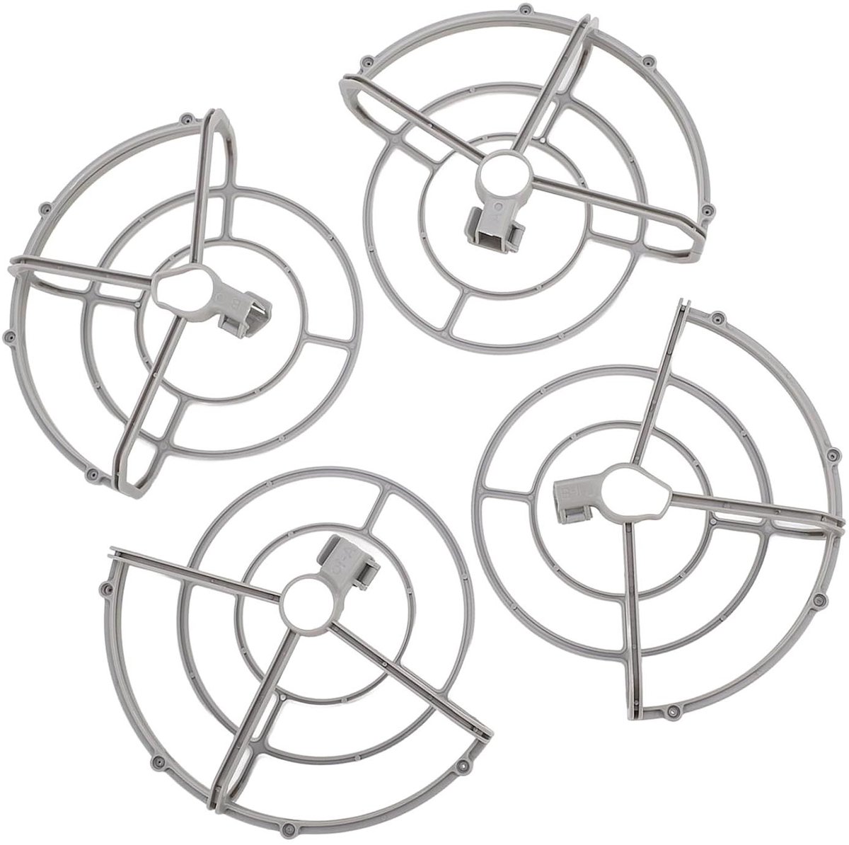 Propeller Bescherming voor Mini Drones - Grijs - Anti Collision Blade Guards - Set van 4