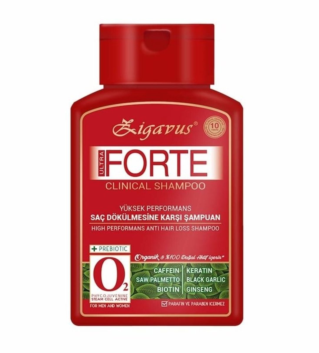 Zigavus Forte Ultra Clinical Shampoo - 300 ml - Tegen Haaruitval - Voor Droog & Normaal Haar