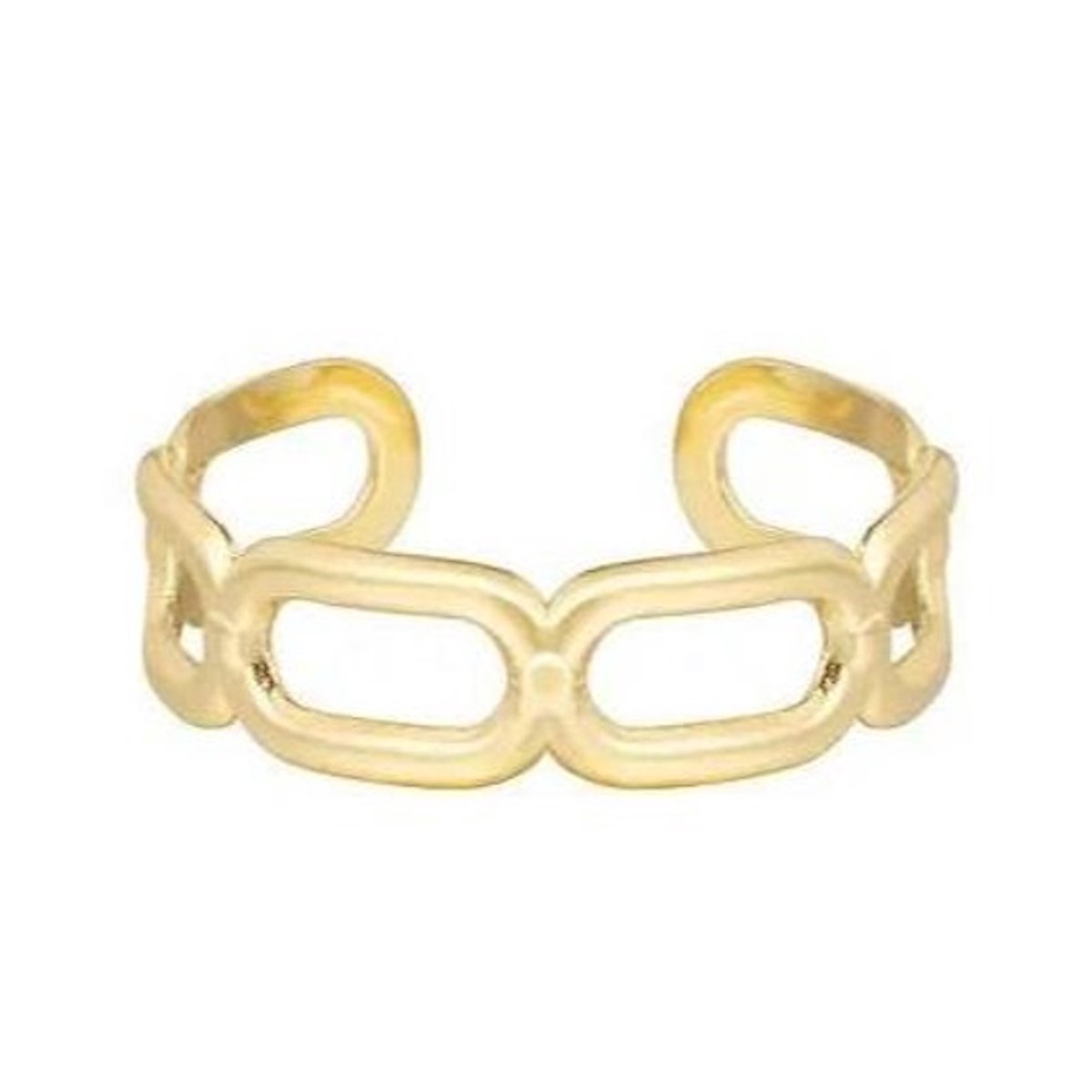 Yehwang Ring Schakel goud one size