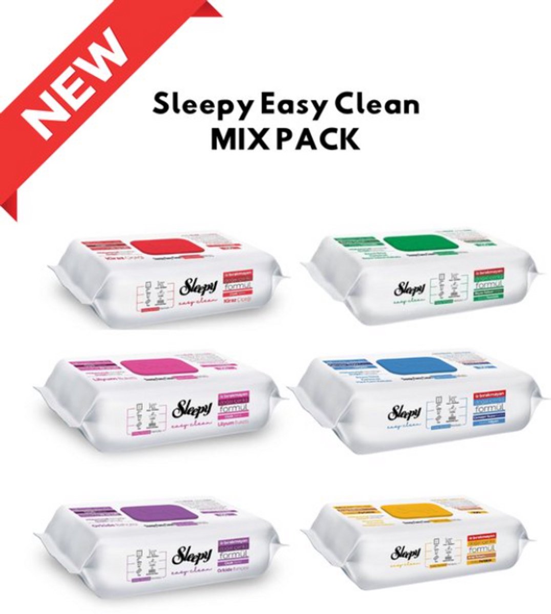 Sleepy Easy Clean Reiniging Doekjes (Serie Des Fleurs) 100 stuks
