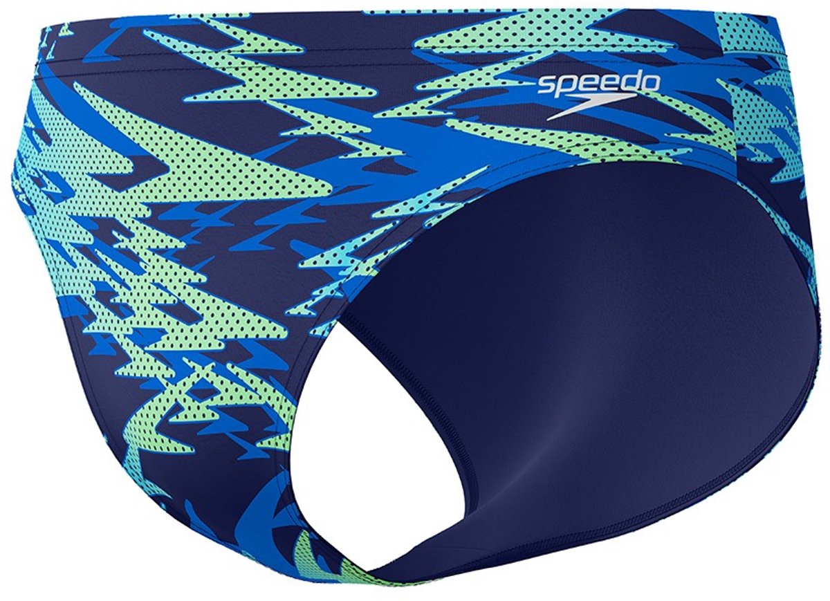 Speedo Hyperboom Print 2.5in Zwemslip Blauw UK 34 Man — afbeelding 5